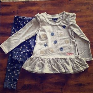 Tommy Hilfiger Girl’s Long Sleeve and Pants Set